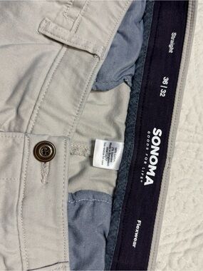 Sonoma Men's Straight Chinos in Light Beige